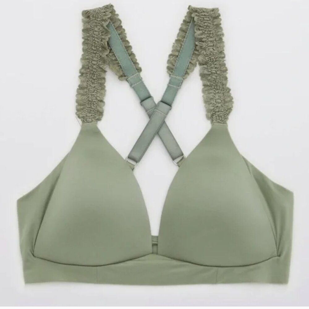 Aerie Real Sunnie Wireless Padded Bra 32AA